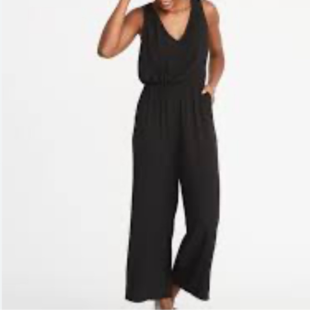 Old Navy Black Sleeveless Romper